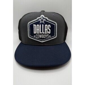 Dallas Cowboys Hat Cap Snap Back NFL Football Navy Blue Grey 9FIFTY Mens New Era